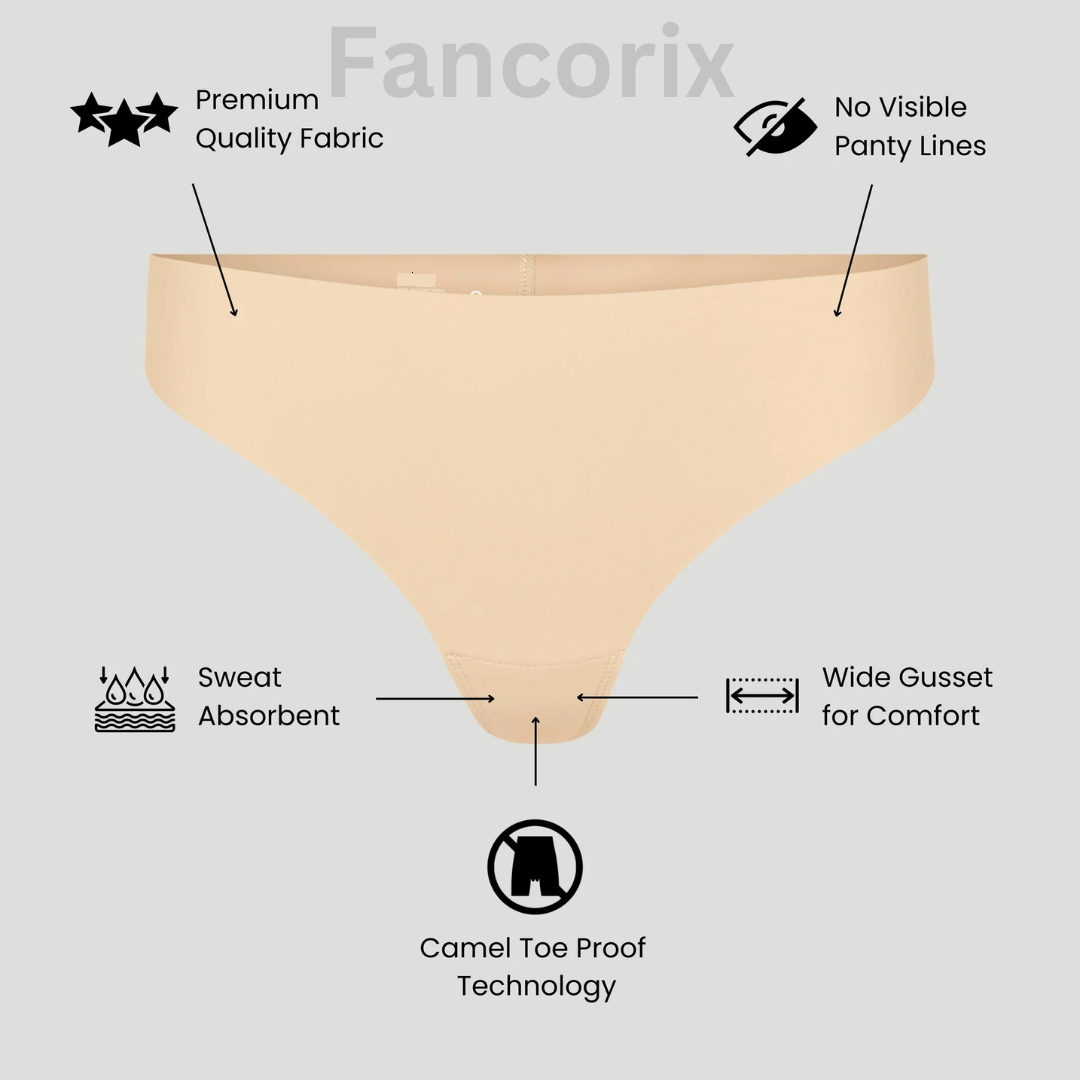 Fancorix⢠Invisible Camel Toe Thong