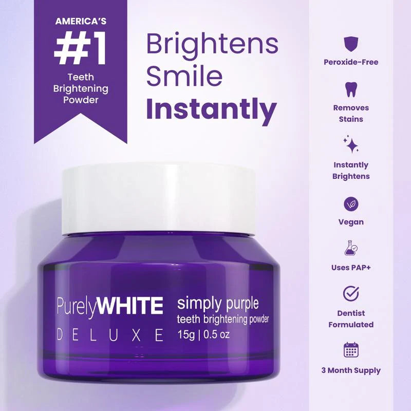 Fancorix™ Simply Purple Teeth Whitening Powder