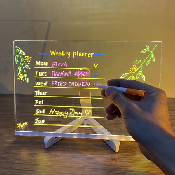 🎄Christmas ✨LED Acrylic Board with Colors🎨