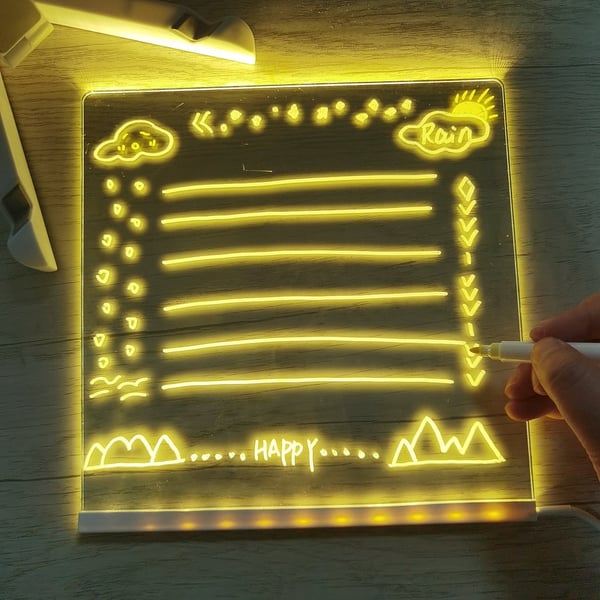 🎄Christmas ✨LED Acrylic Board with Colors🎨