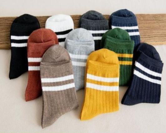 5 pairs Deodorant Sweat absorbent Socks