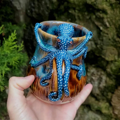 🐙Handmade Octopus Mug
