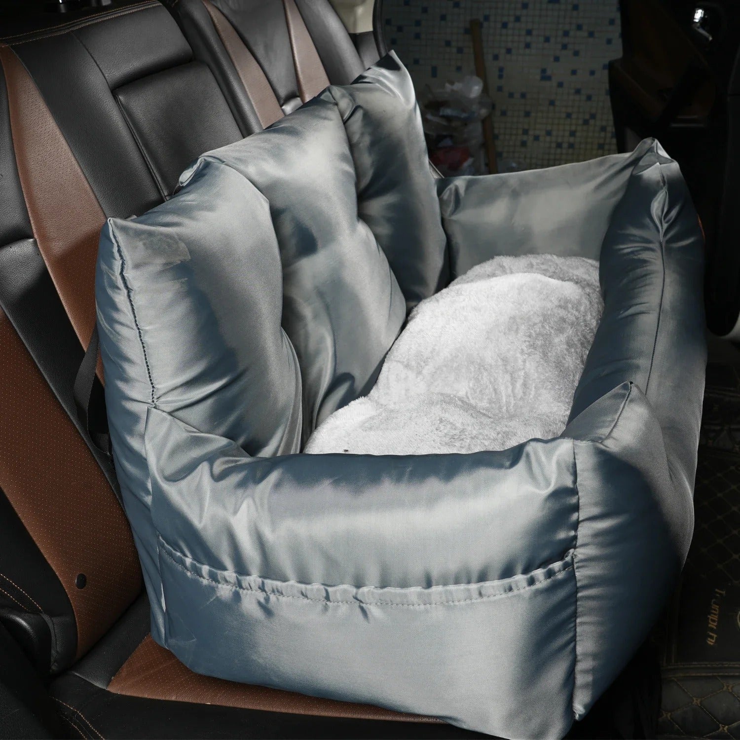 Premium dog Car Beds Booster Seat for Medium Pets