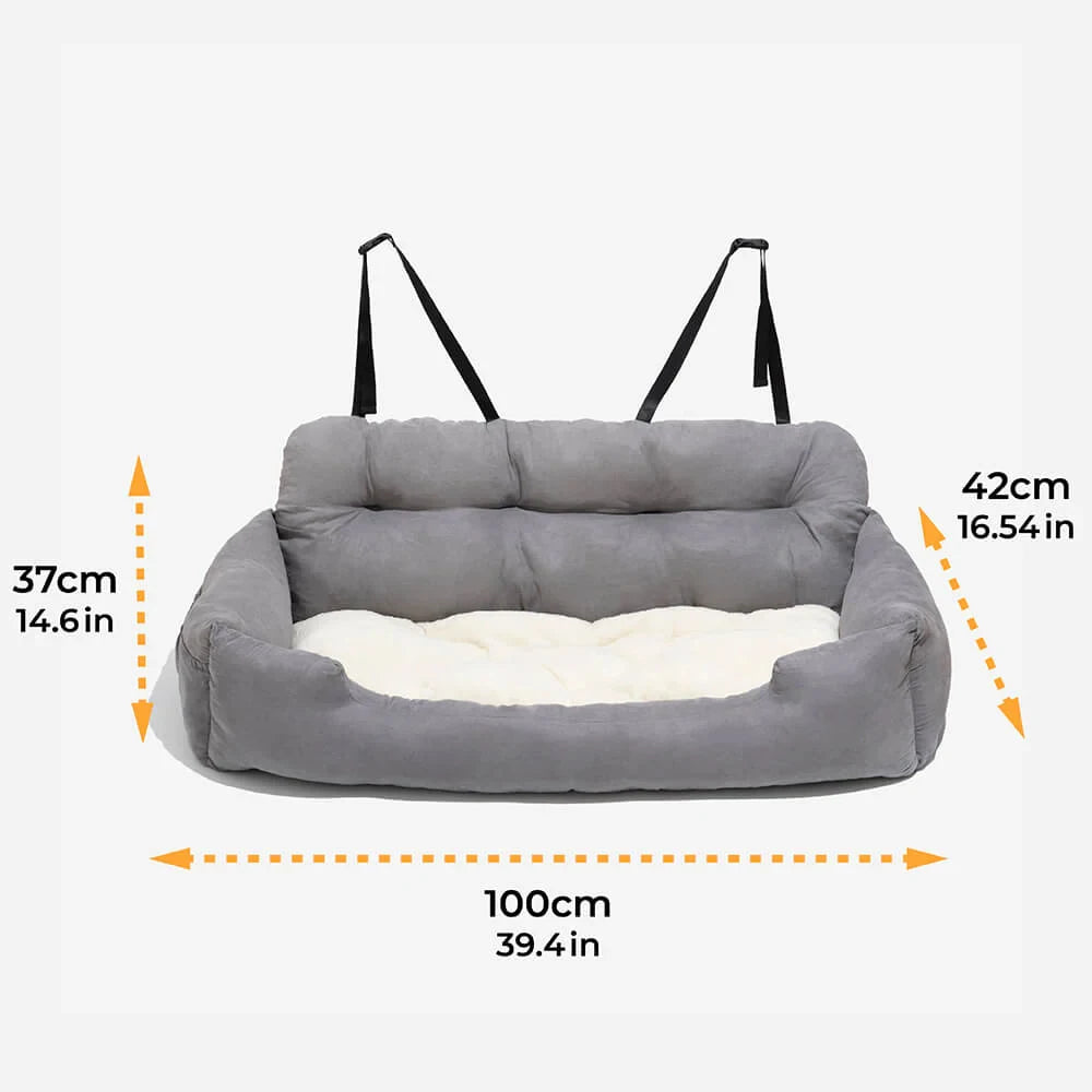 Premium dog Car Beds Booster Seat for mediume or large dogs size 