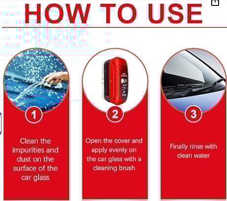 Automotive Oil Film Cleaning Brush